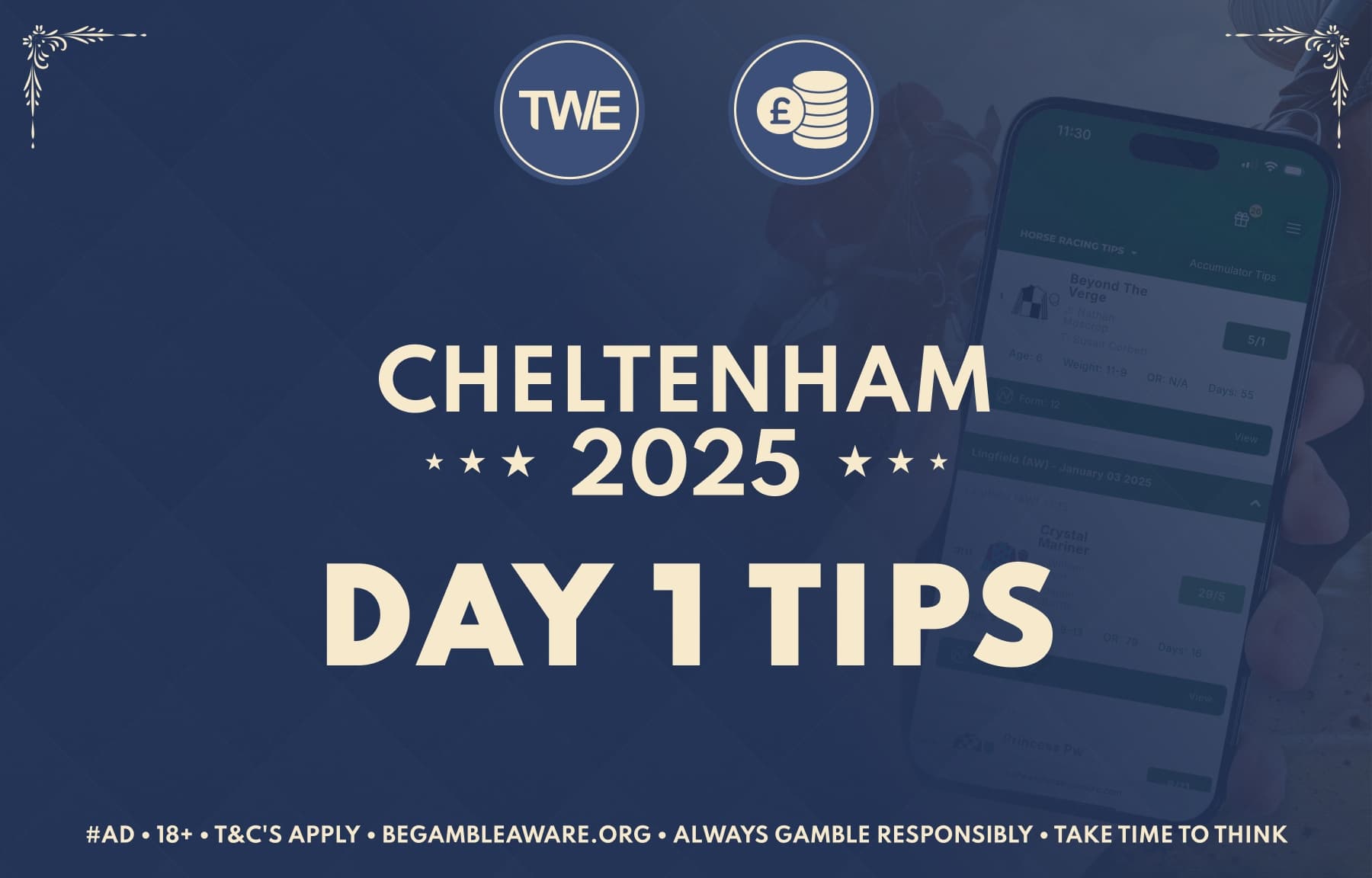 Cheltenham Day 1 Tips: Tuesday's Tips For the 2025 Festival image