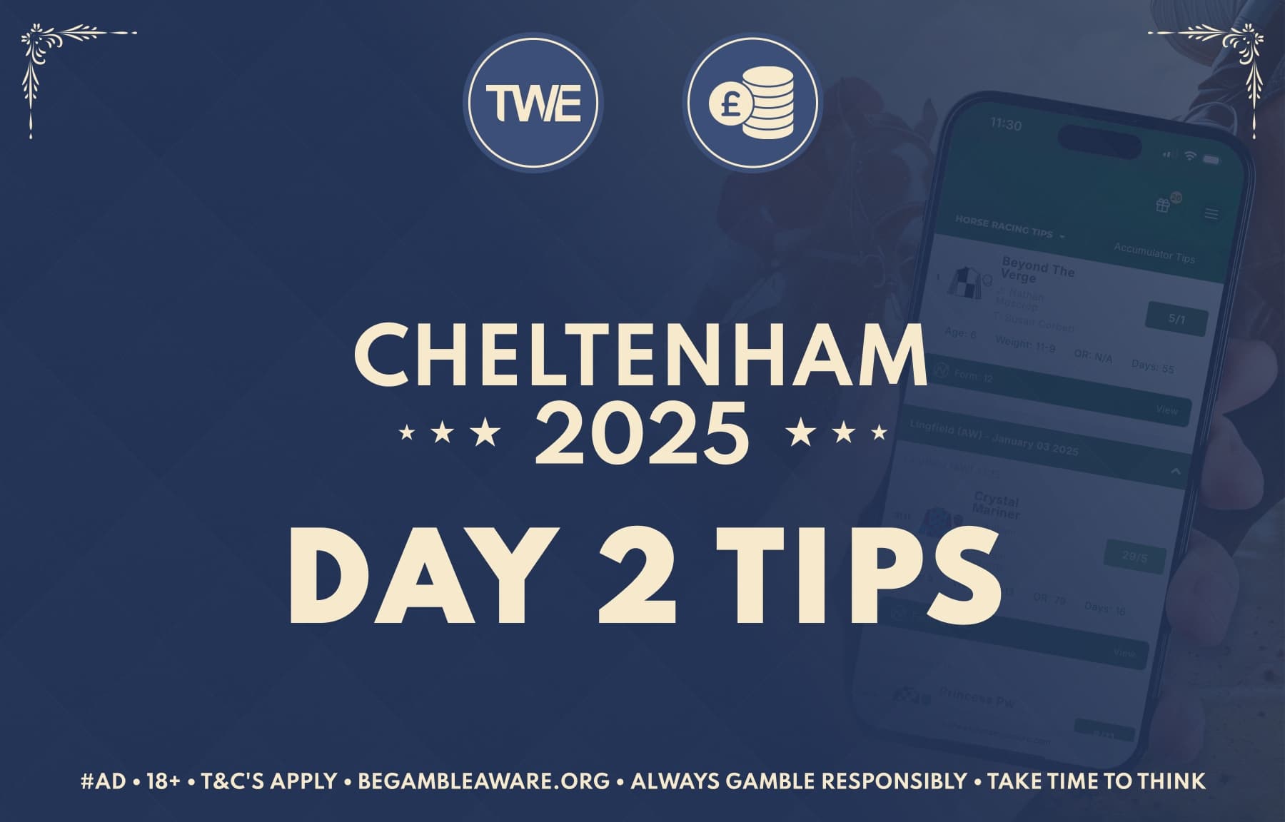 Cheltenham Day 2 Tips: Wednesday's Tips For The 2025 Festival image
