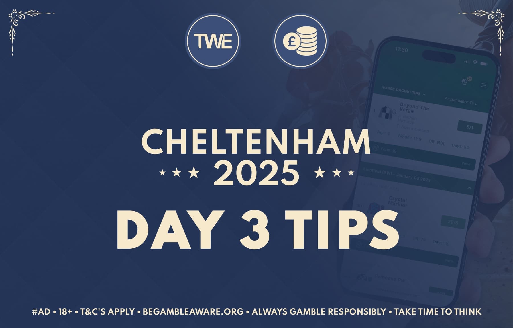 Cheltenham Day 3 Tips: Thursday's Tips For 2025 Festival image