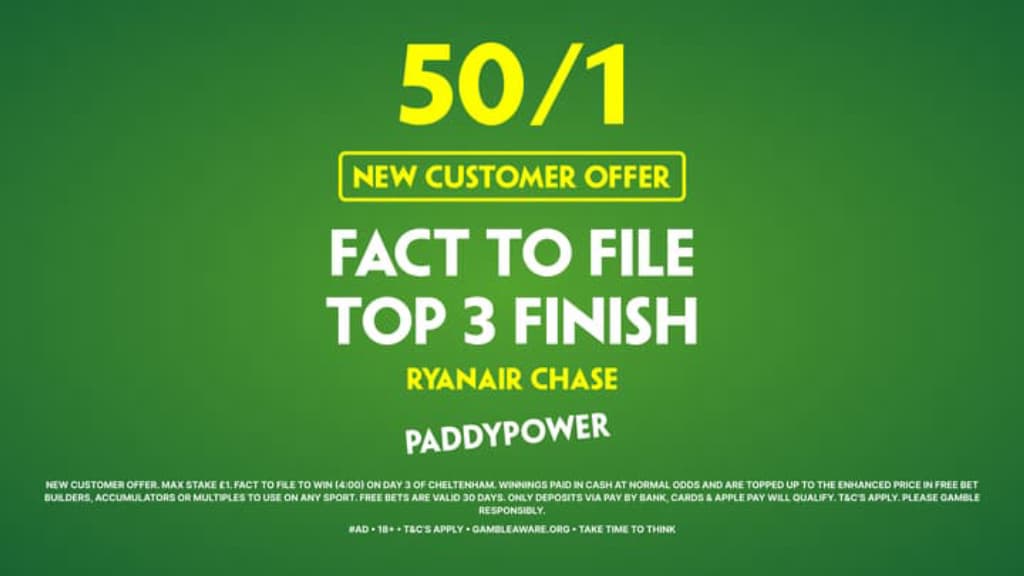Paddy Power Fact To File Sign Up Offer