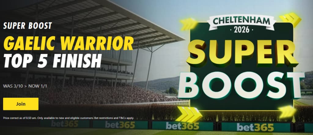 bet365 Gaelic Warrior Super Boost
