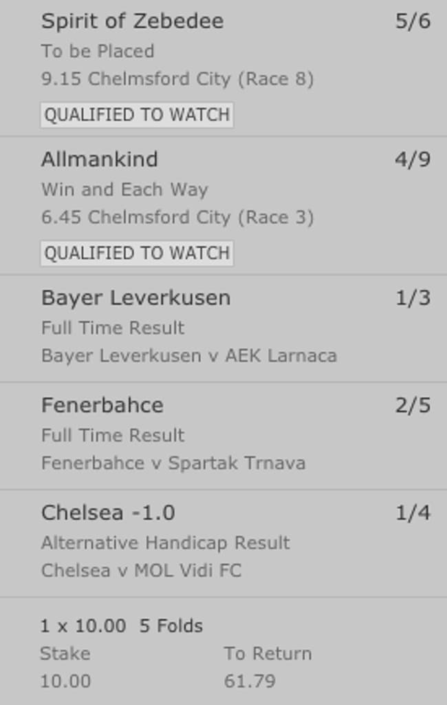 mixed acca