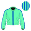 Calico Blue silk