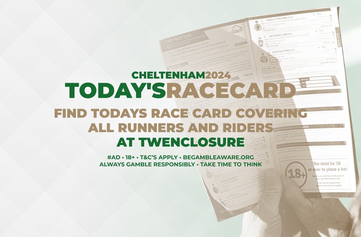 TODAY'S RACECARD CHELTENHAM FESTIVAL 2024