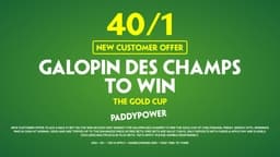 Get 40/1 Galopin Des Champs to win! Paddy Power Sign Up Offer For Cheltenham’s Gold Cup image