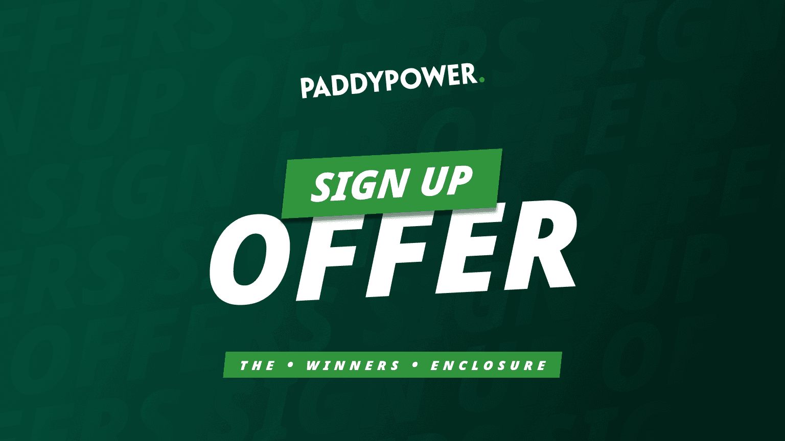 Paddy Power Sign Up Offer: £30 in Free Horse Racing Bets
